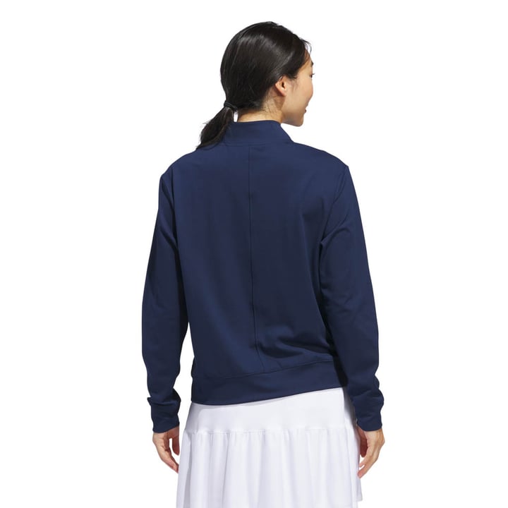 W Ultimate Half-Zip Layering Top Blue Adidas W Ultimate Half-Zip Layering Top Blue Adidas