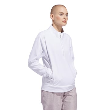 W Ultimate Half-Zip Layering Top Weiß Adidas