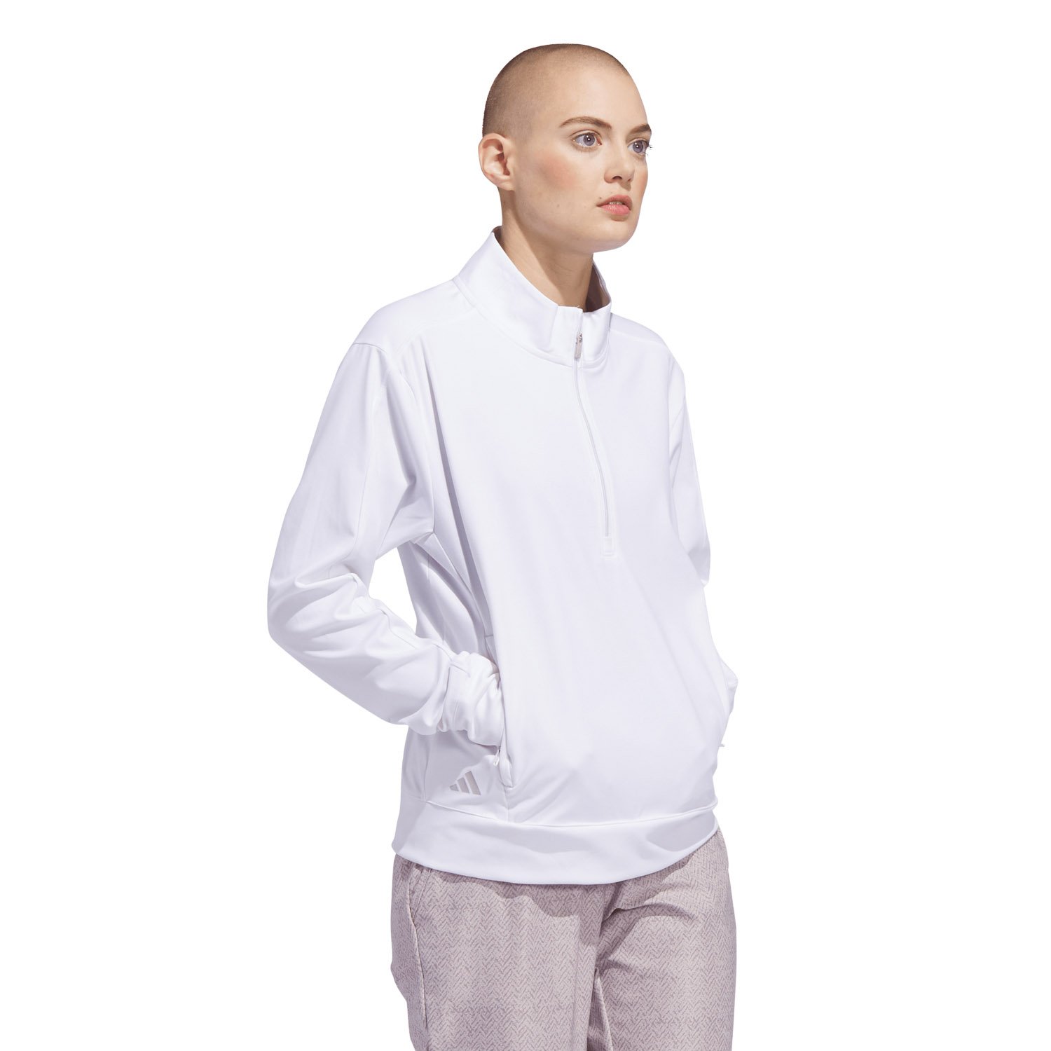 W Ultimate Half-Zip Layering Top Weiß Adidas W Ultimate Half-Zip Layering Top Weiß Adidas