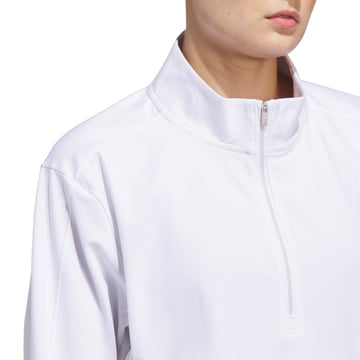 W Ultimate Half-Zip Layering Top Weiß Adidas