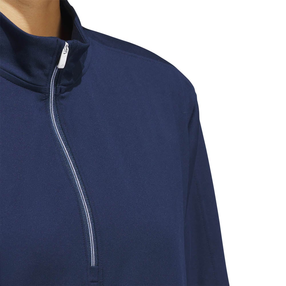 W Ultimate Half-Zip Layering Top Blau Adidas W Ultimate Half-Zip Layering Top Blau Adidas