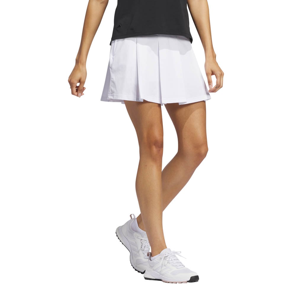 W Ultimate Tour Pleated Skirt White Adidas