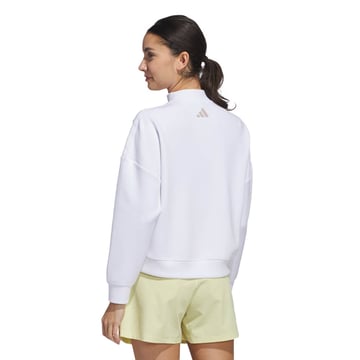 W Beyond Spacer Mock Layer Sweatshirt Hvid Adidas