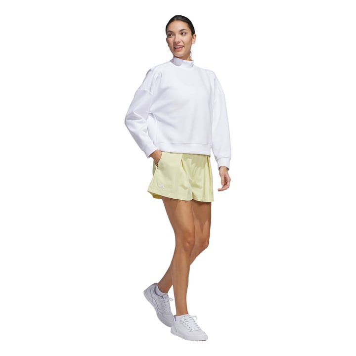 W Beyond Spacer Mock Layer Sweatshirt Hvid Adidas