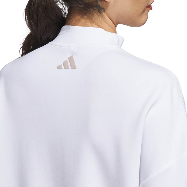 W Beyond Spacer Mock Layer Sweatshirt Hvid Adidas