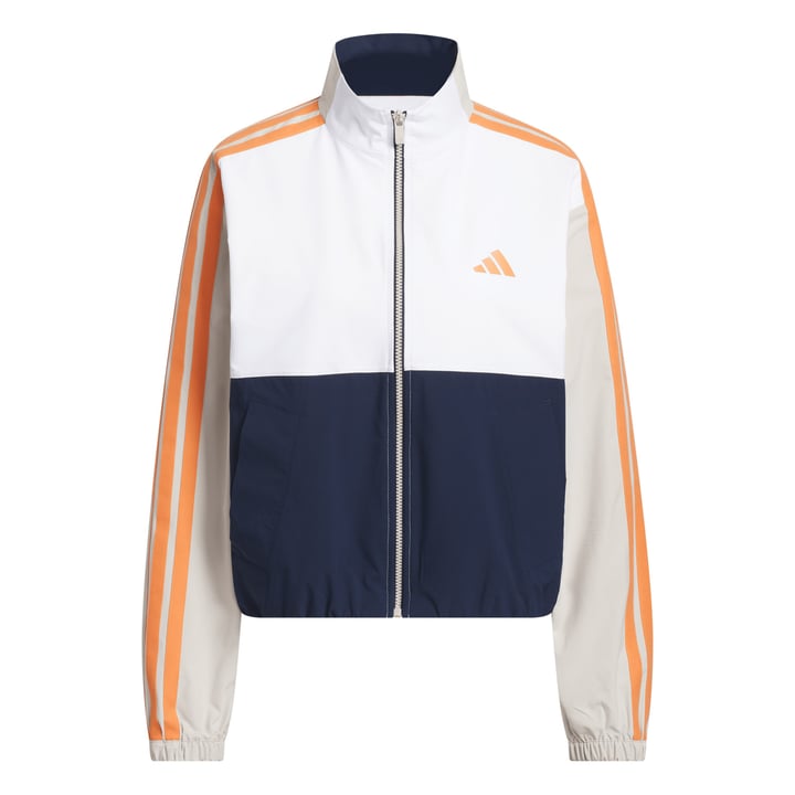 Beyond Color Block Twistweave Full Zip Jacket Blå Adidas