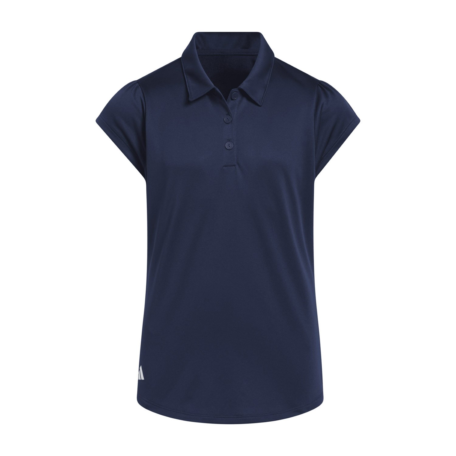 Girls Performance Short Sleeve Polo Blå