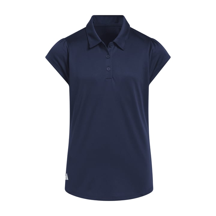 Girls Performance Short Sleeve Polo Blå Adidas