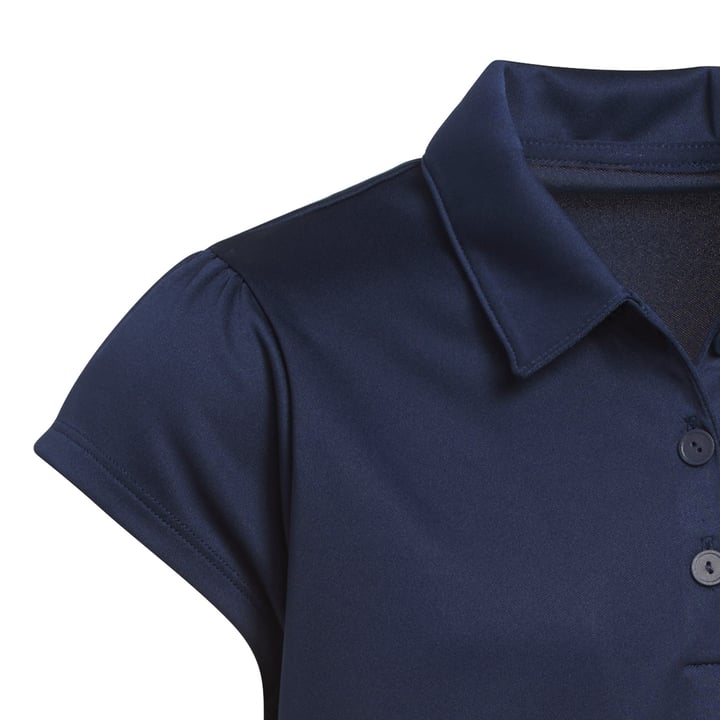 Girls Performance Short Sleeve Polo Blå Adidas