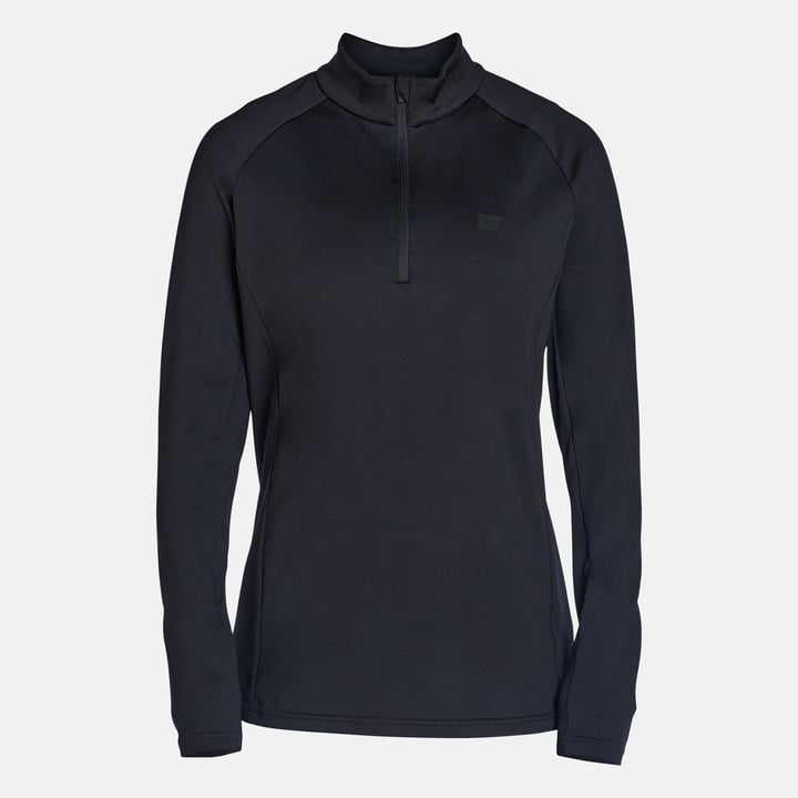 Mid Layer LS Zip Svart Bogeys & Birdies