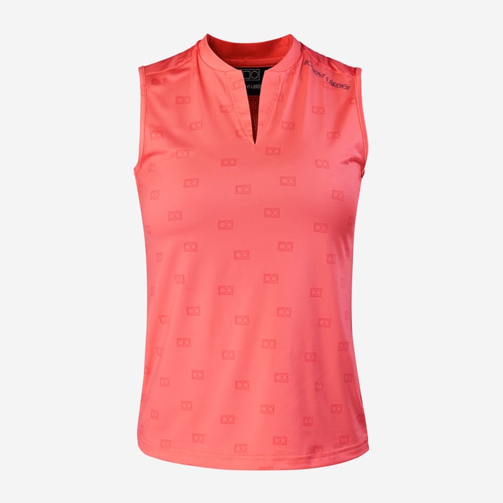 W Tech Blade SL V-Neck AOP Röd Bogeys & Birdies