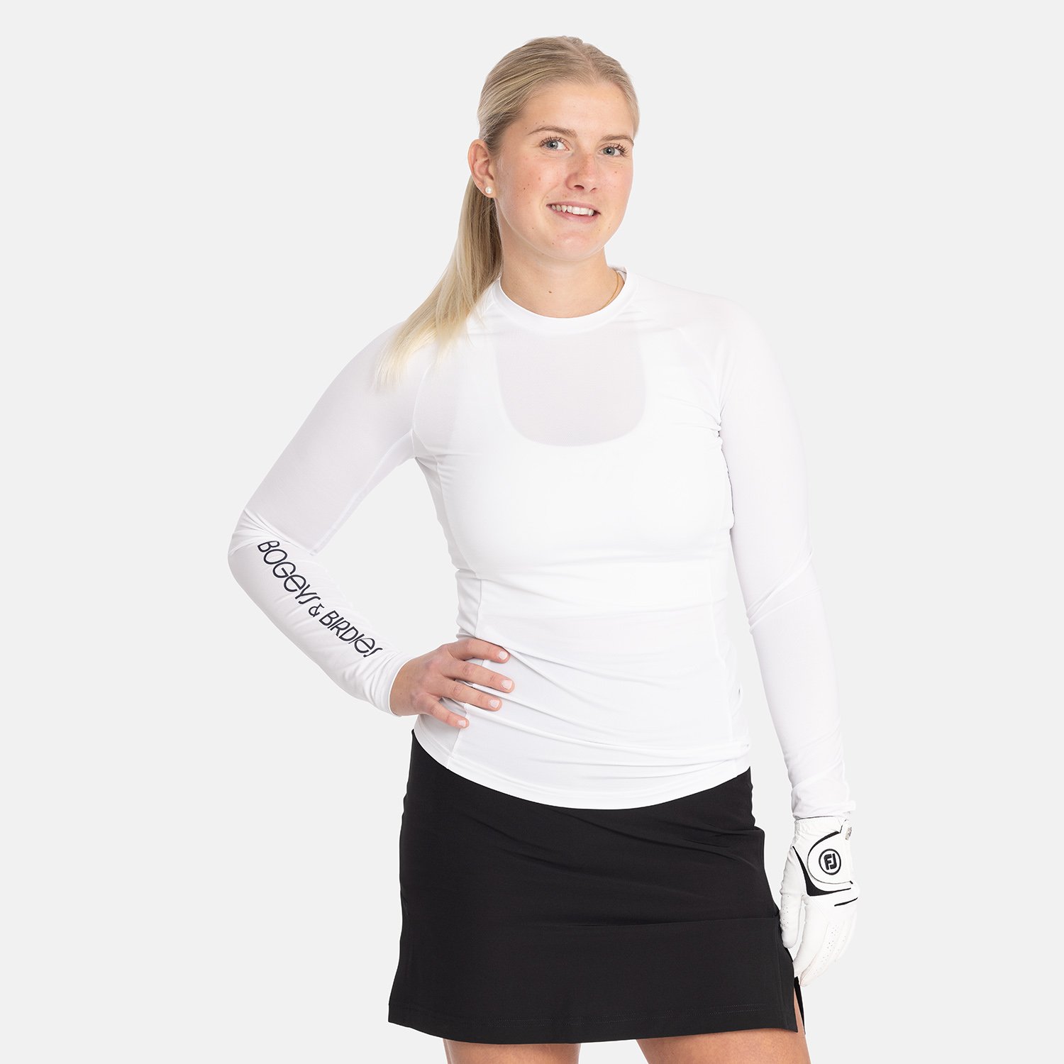 W First Layer LS Tee Vit Bogeys & Birdies W First Layer LS Tee Vit Bogeys & Birdies