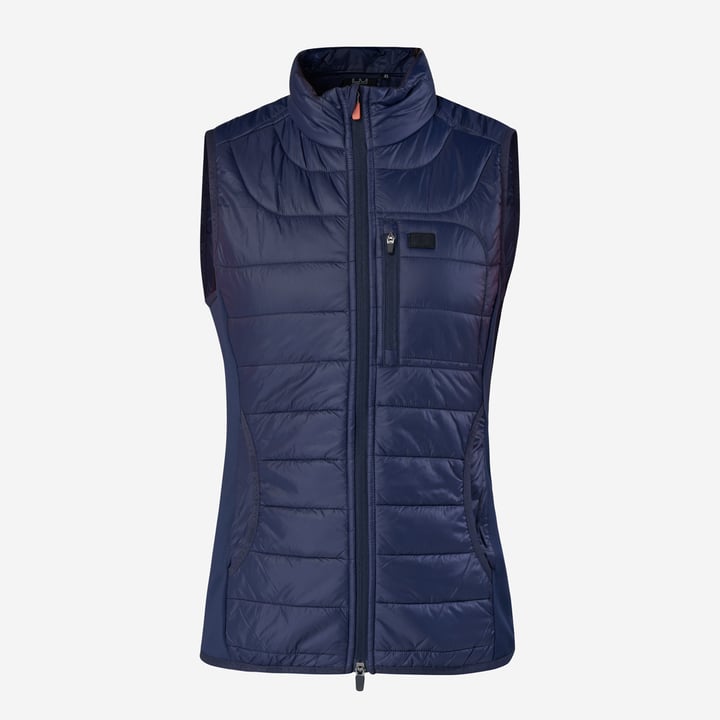 W Hybrid Padded Vest Blå Bogeys & Birdies