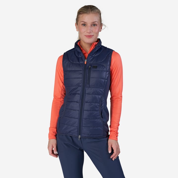 W Hybrid Padded Vest Blå Bogeys & Birdies