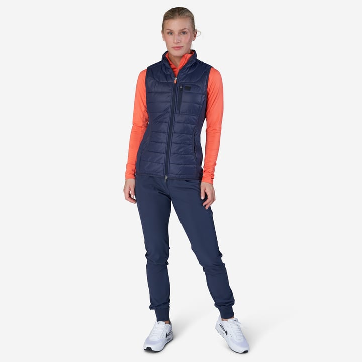 W Hybrid Padded Vest Blå Bogeys & Birdies W Hybrid Padded Vest Blå Bogeys & Birdies