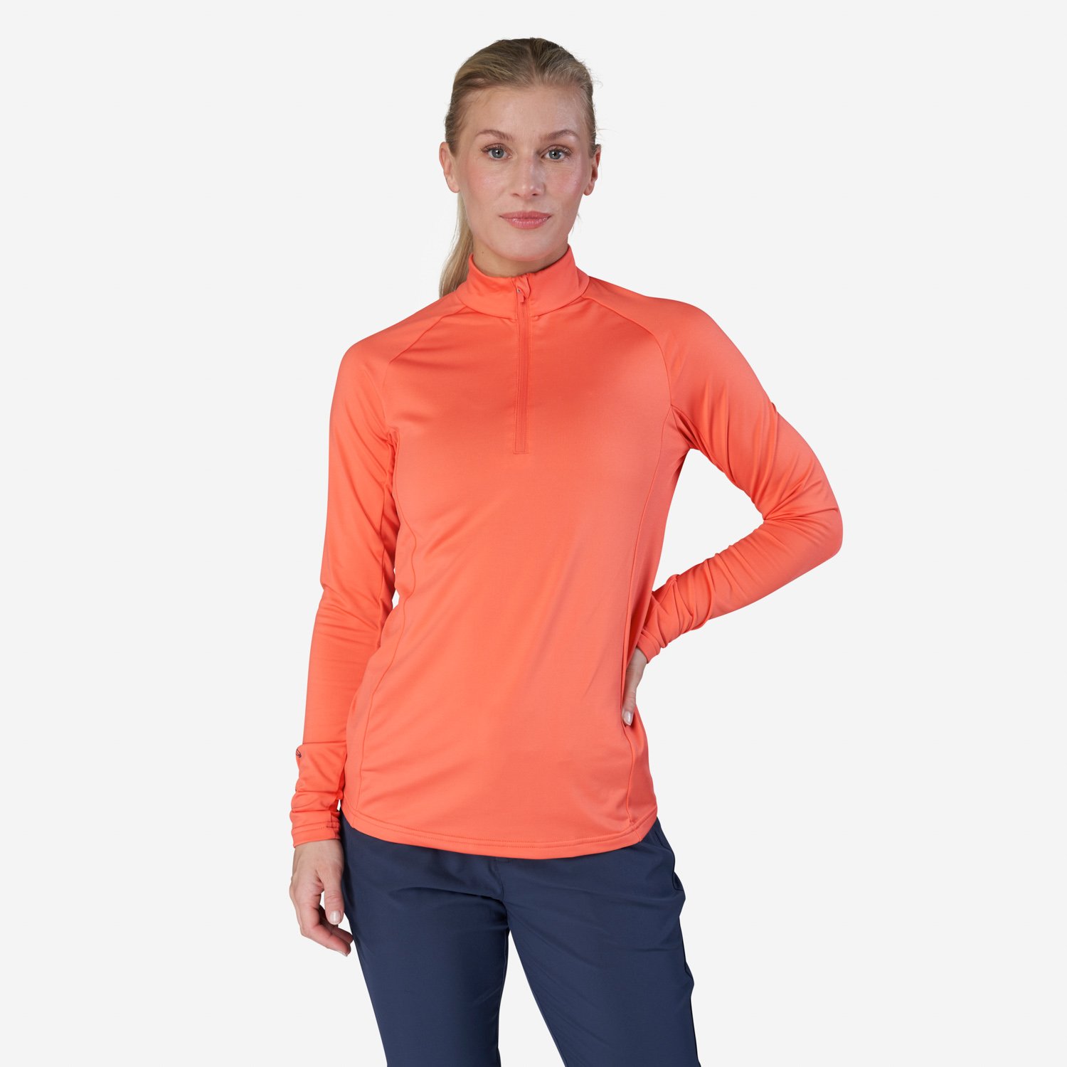 W Mid Layer LS Zip Rouge Bogeys & Birdies
