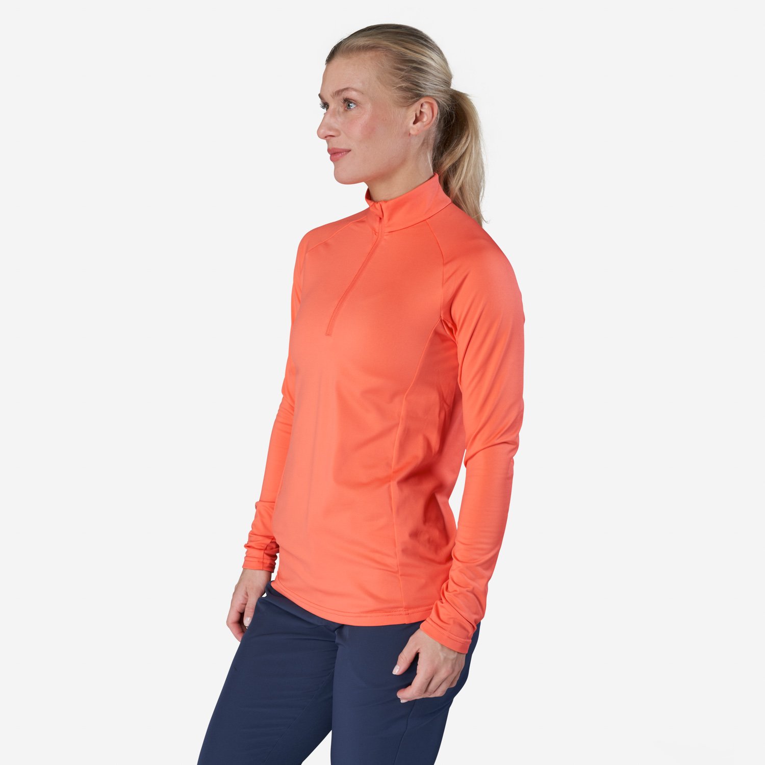 W Mid Layer LS Zip Rouge Bogeys & Birdies