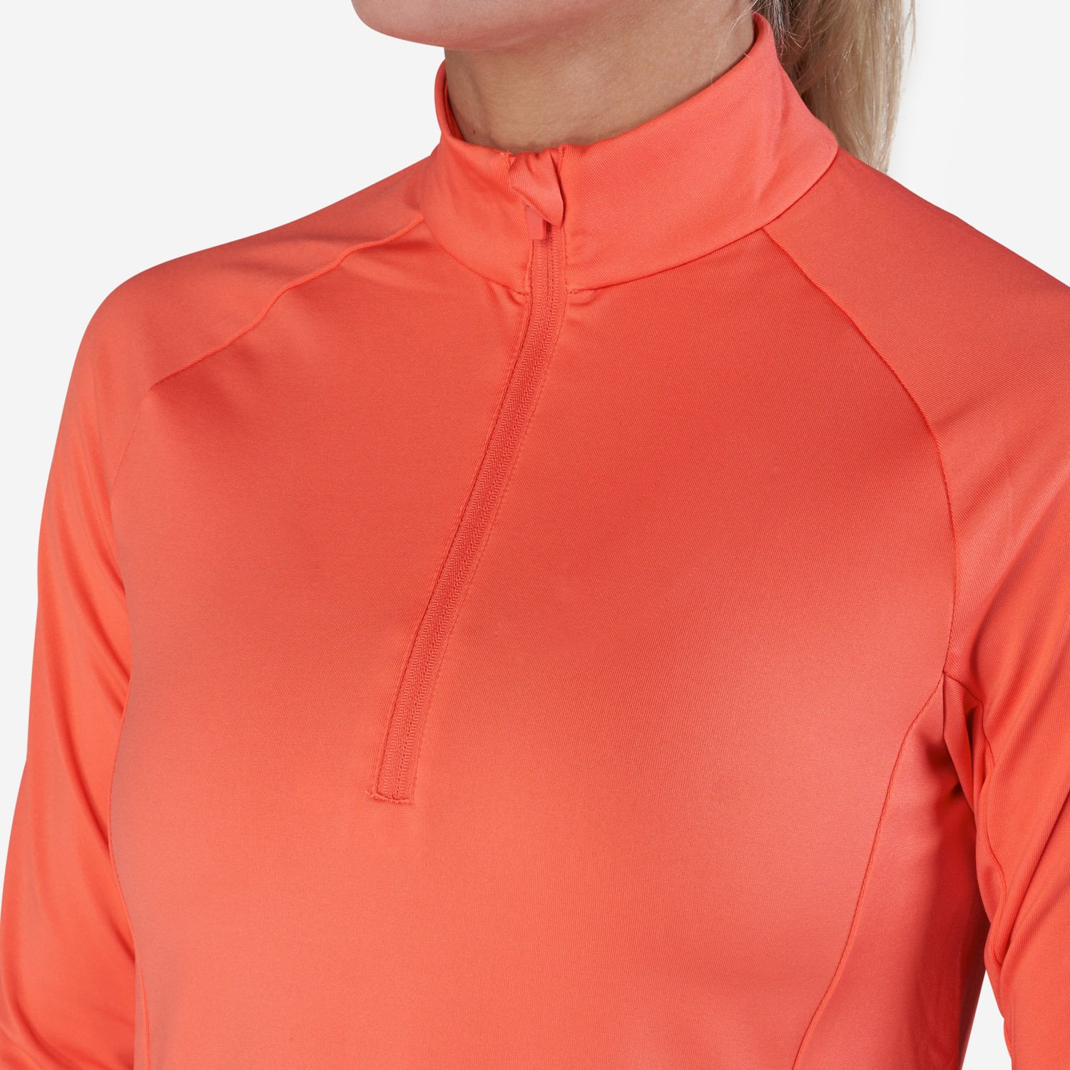 W Mid Layer LS Zip Rouge Bogeys & Birdies
