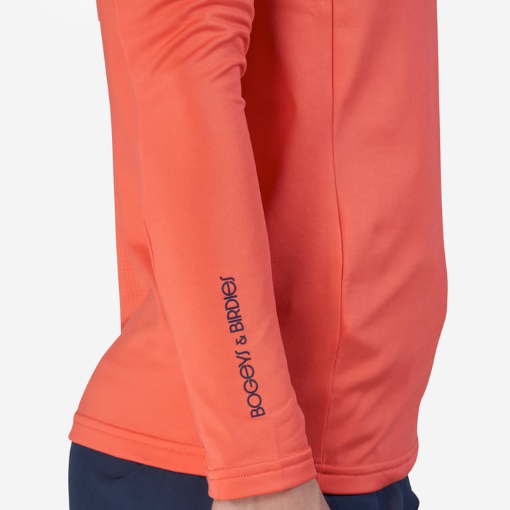 W Mid Layer LS Zip Rød Bogeys & Birdies W Mid Layer LS Zip Rød Bogeys & Birdies