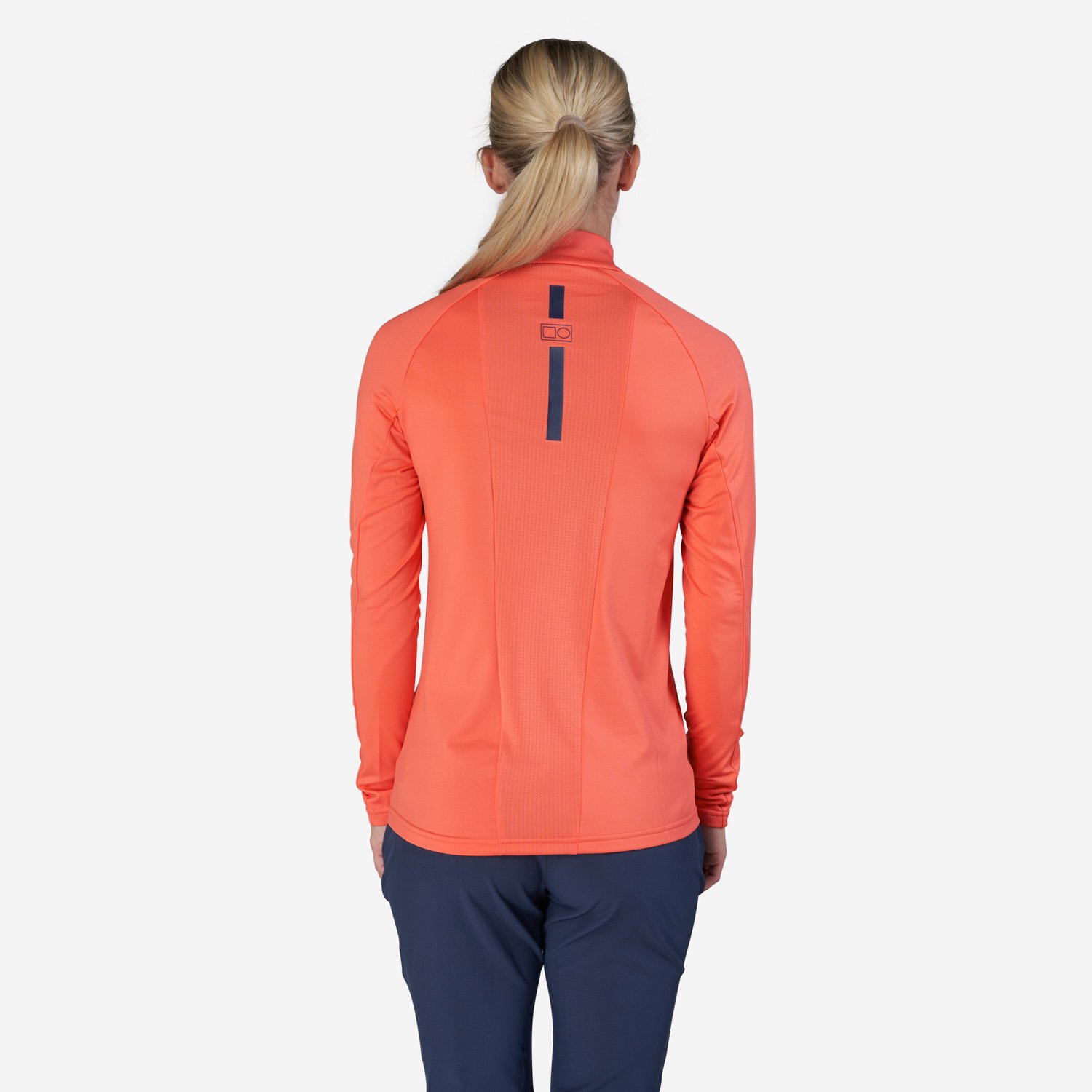 W Mid Layer LS Zip Rouge Bogeys & Birdies