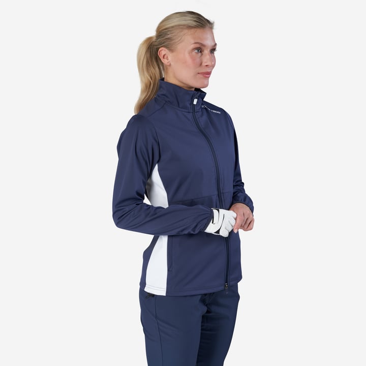 W Tech Windbreaker Softshell Blå Hvit Bogeys & Birdies W Tech Windbreaker Softshell Blå Hvit Bogeys & Birdies
