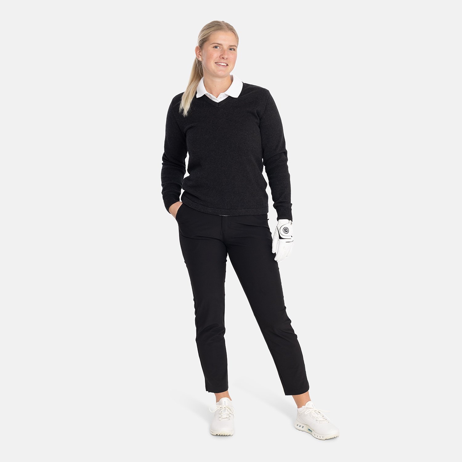 W 7/8 Stretch Svart Bogeys & Birdies