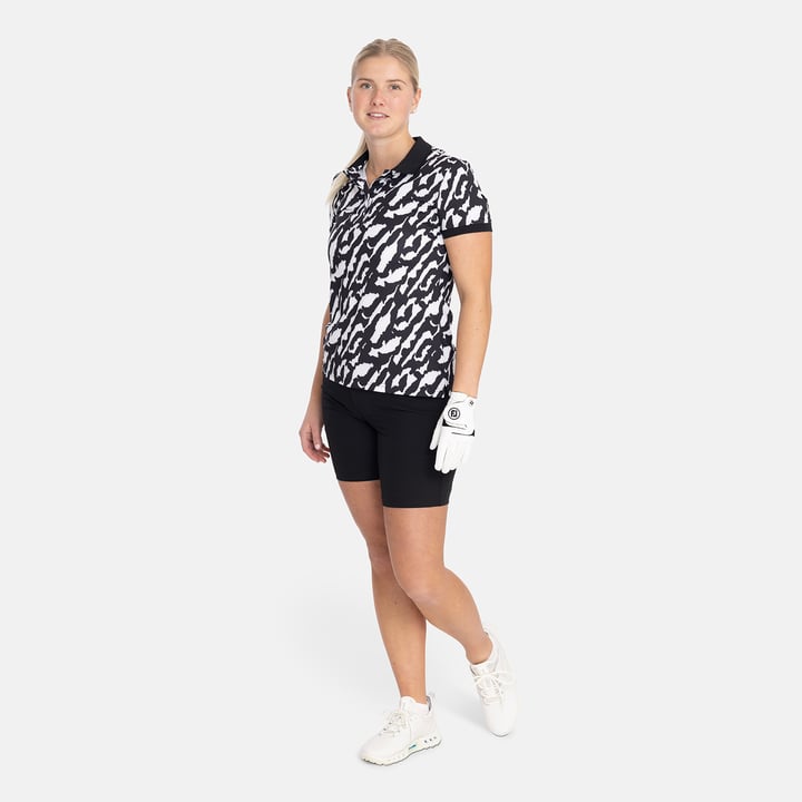 W Tech Hidden Button Pique AOP Sort Hvid Bogeys & Birdies W Tech Hidden Button Pique AOP Sort Hvid Bogeys & Birdies