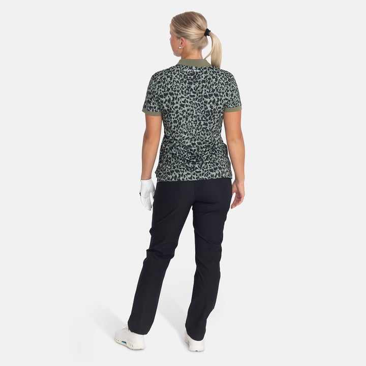 W Tech Hidden Button Pique AOP Le noir Bogeys & Birdies