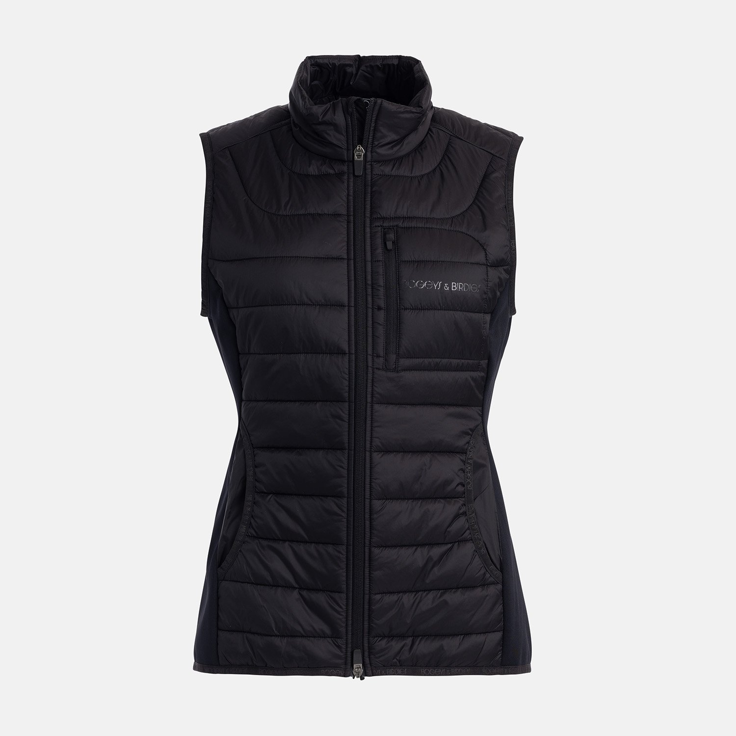 W Hybrid Padded Vest Le noir Bogeys & Birdies