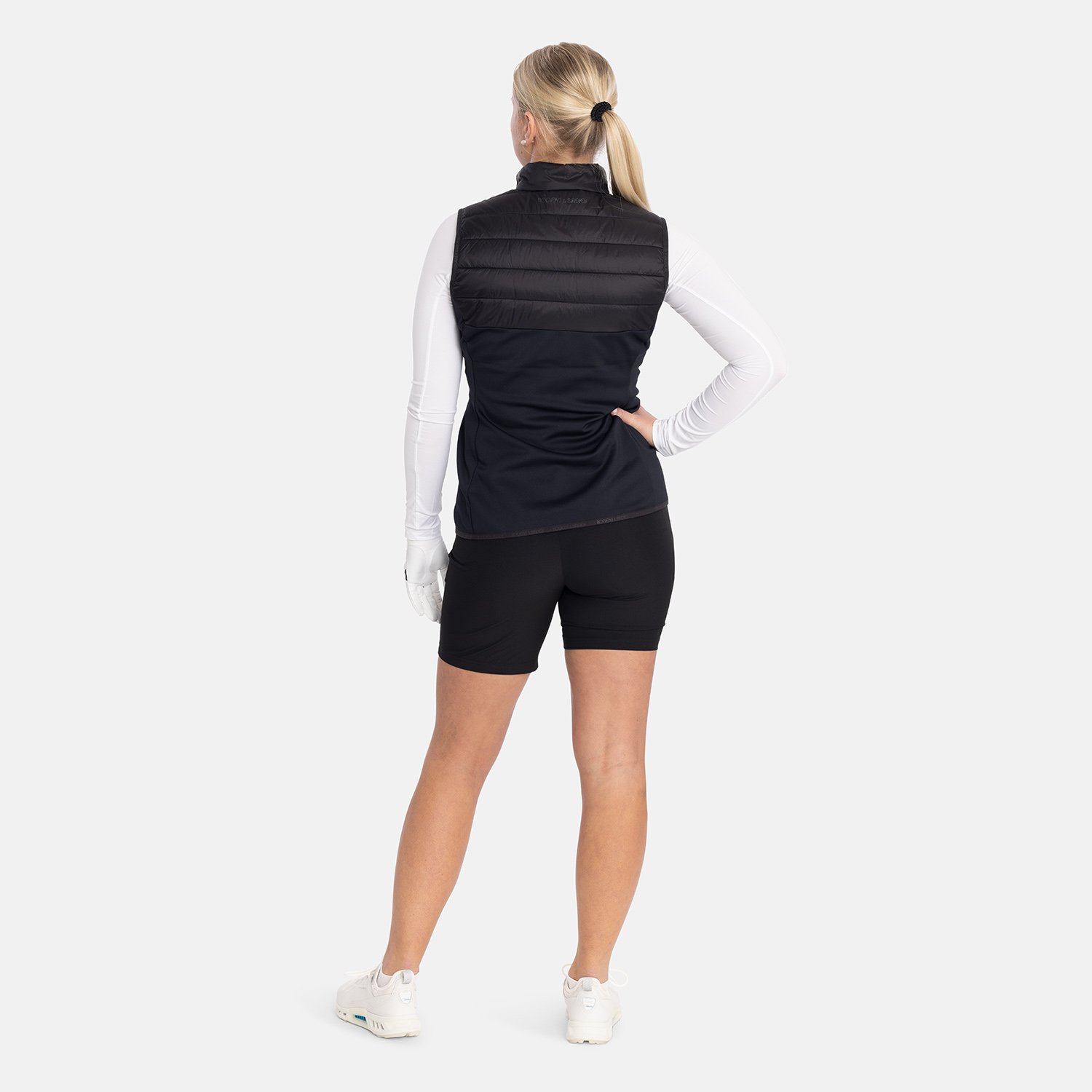 W Hybrid Padded Vest Le noir Bogeys & Birdies
