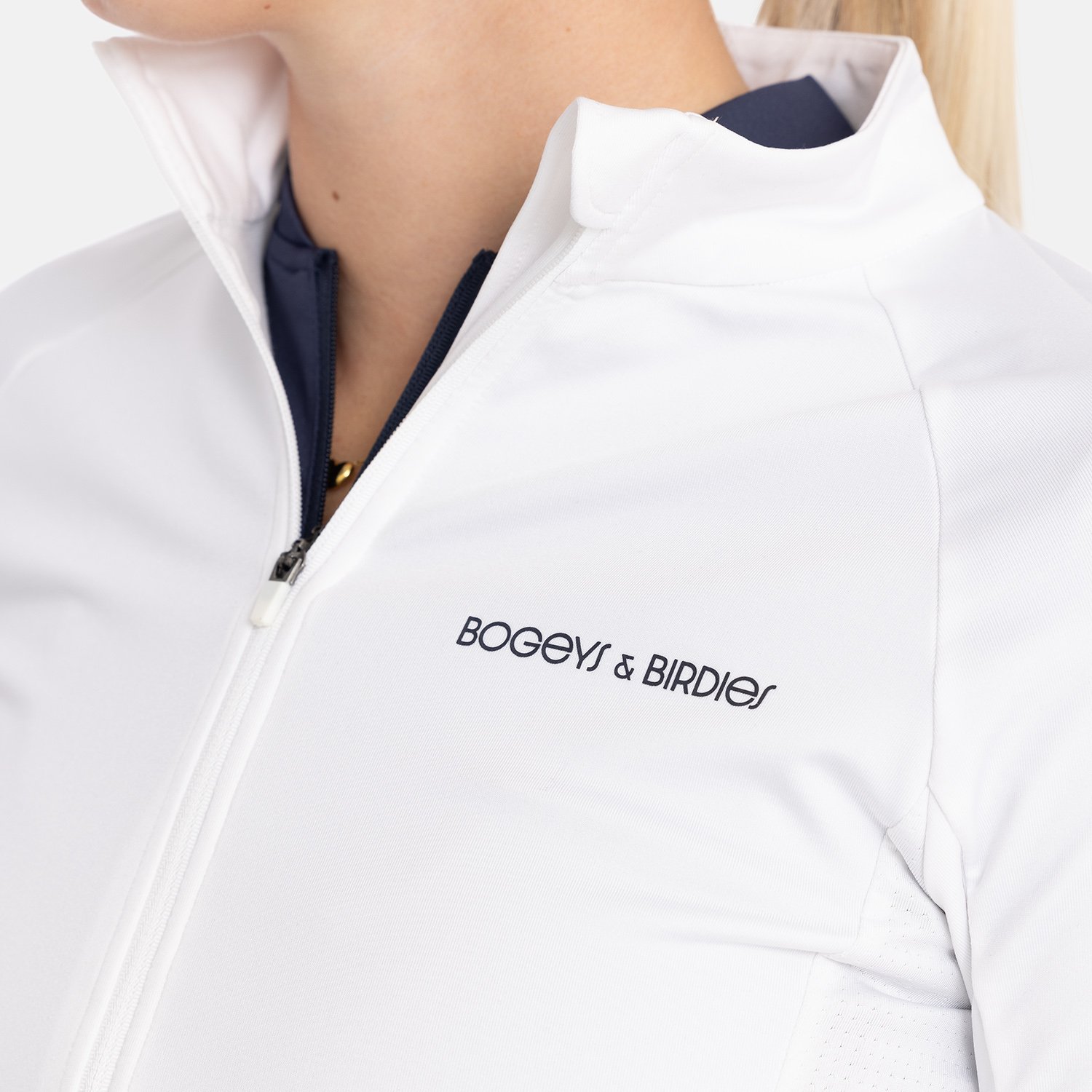 W Mid Layer Full-Zip 2.0 Blanche Bogeys & Birdies