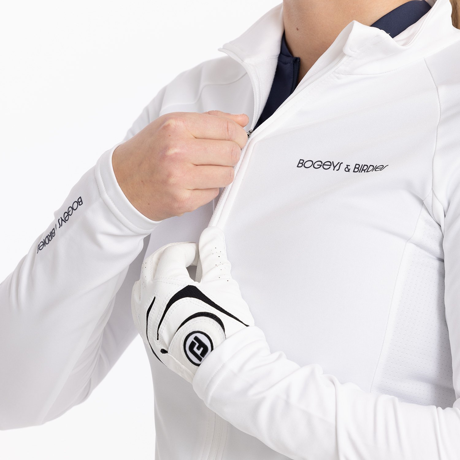 W Mid Layer Full-Zip 2.0 Blanche Bogeys & Birdies