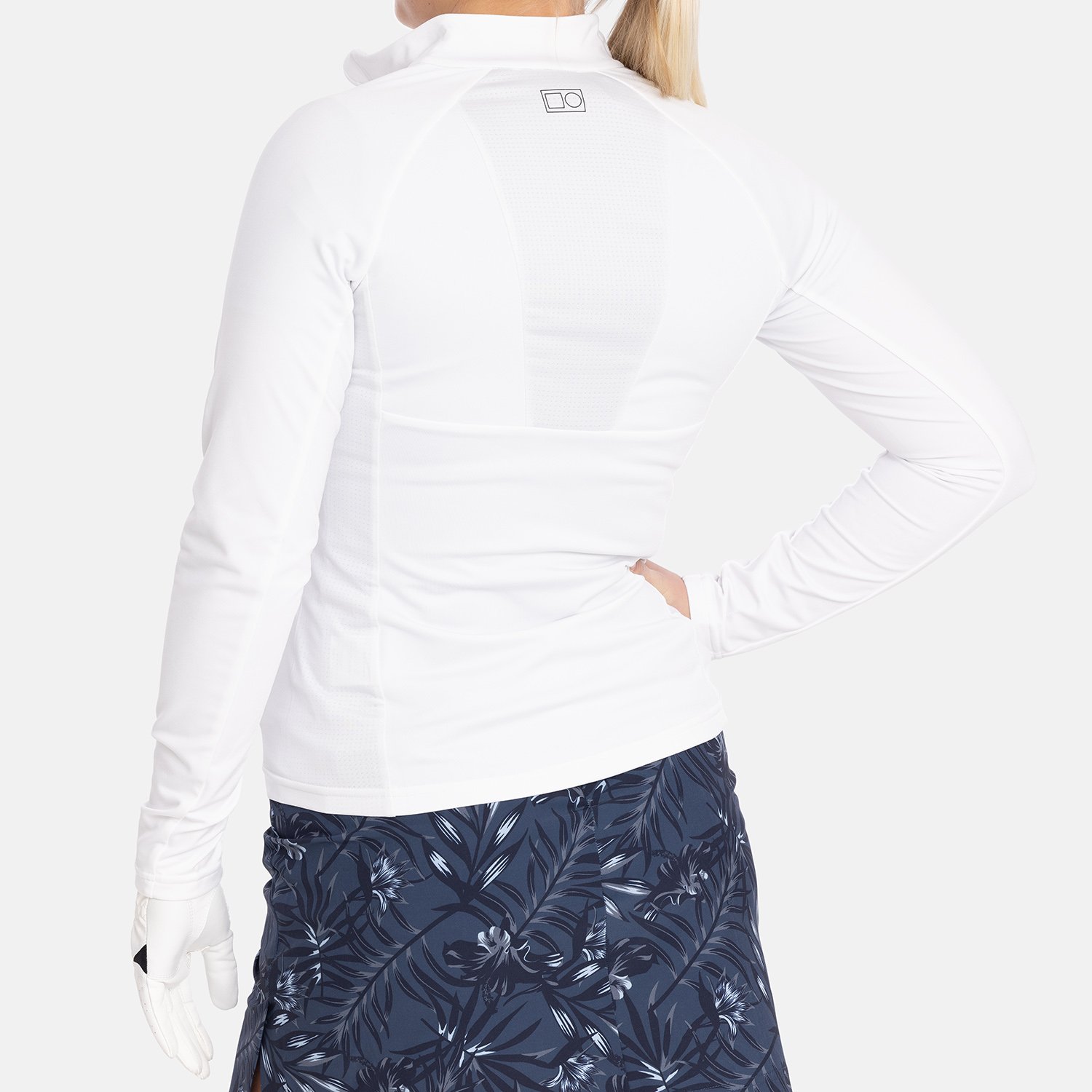 W Mid Layer Full-Zip 2.0 Blanche Bogeys & Birdies