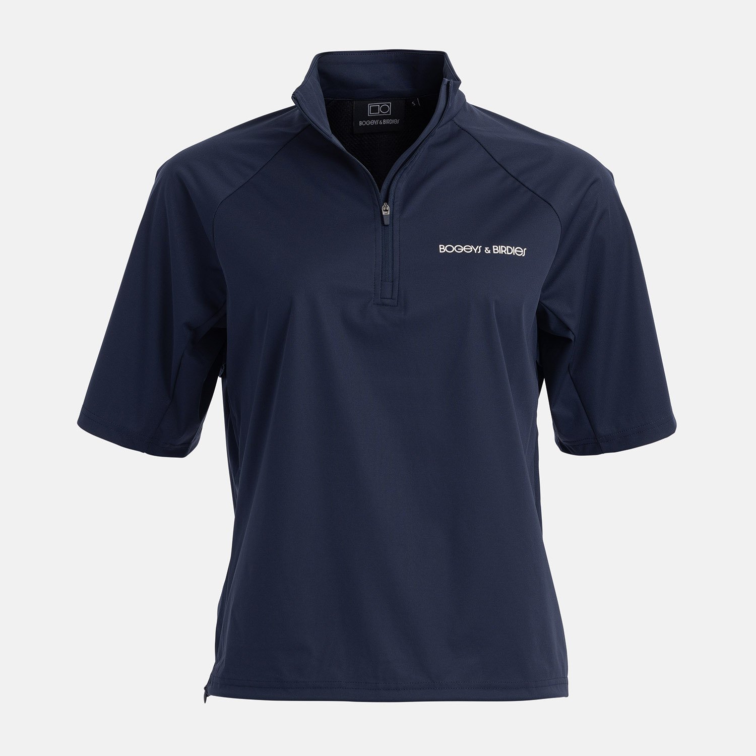 W Windbreaker SS 1/4 Zip Blau Bogeys & Birdies