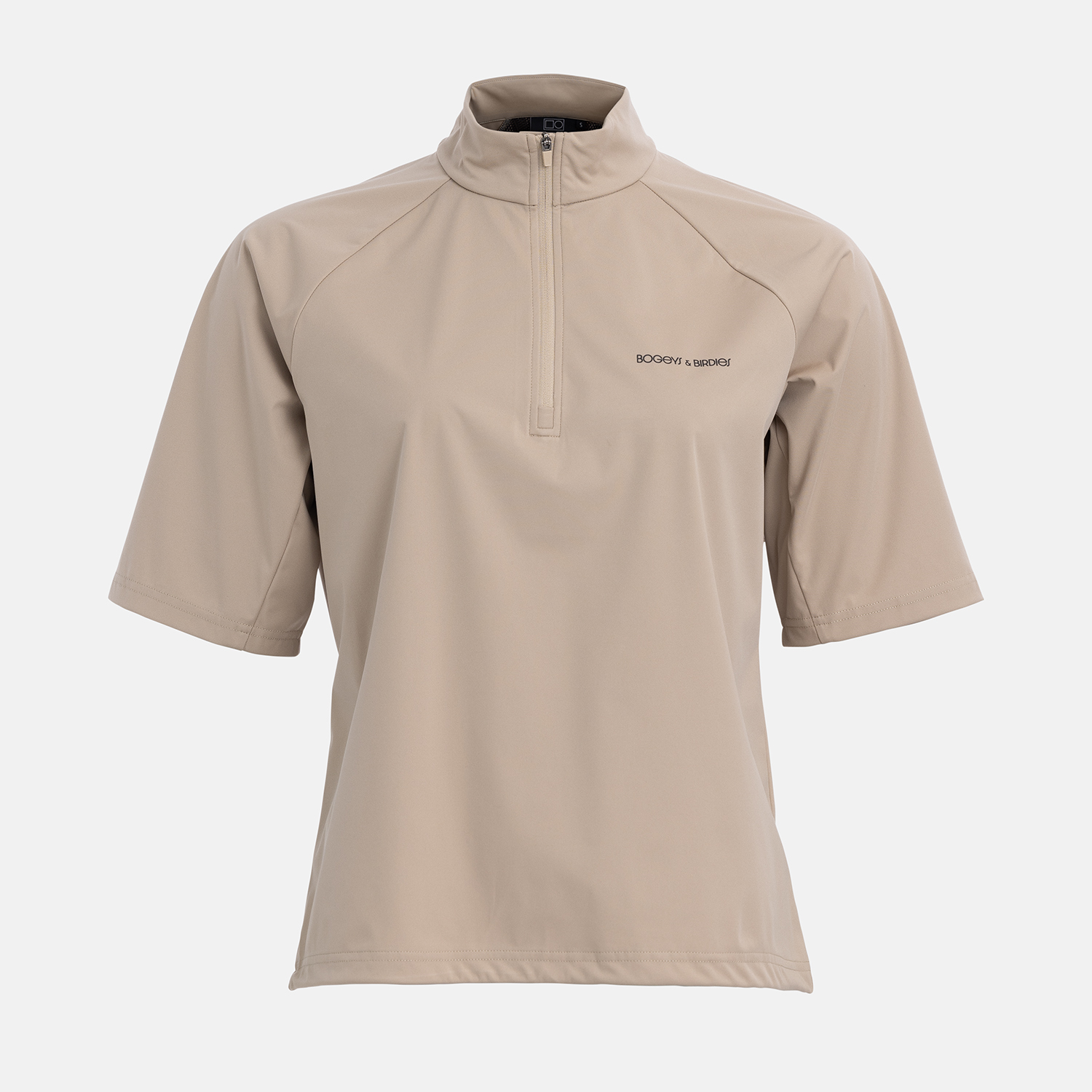 W Windbreaker SS 1/4 Zip Beige