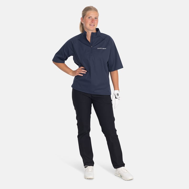 W Windbreaker SS 1/4 Zip Blå Bogeys & Birdies