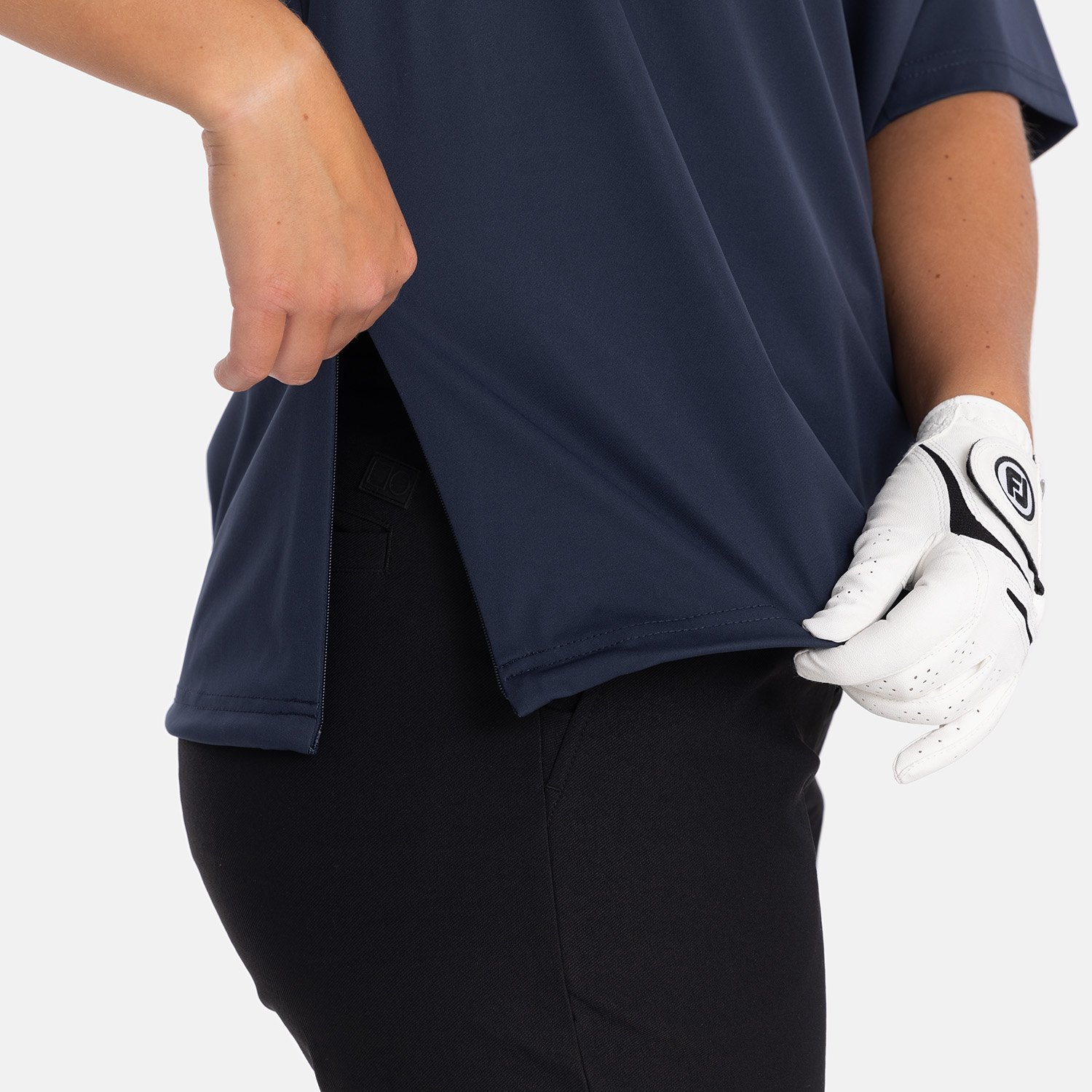 W Windbreaker SS 1/4 Zip Blau Bogeys & Birdies