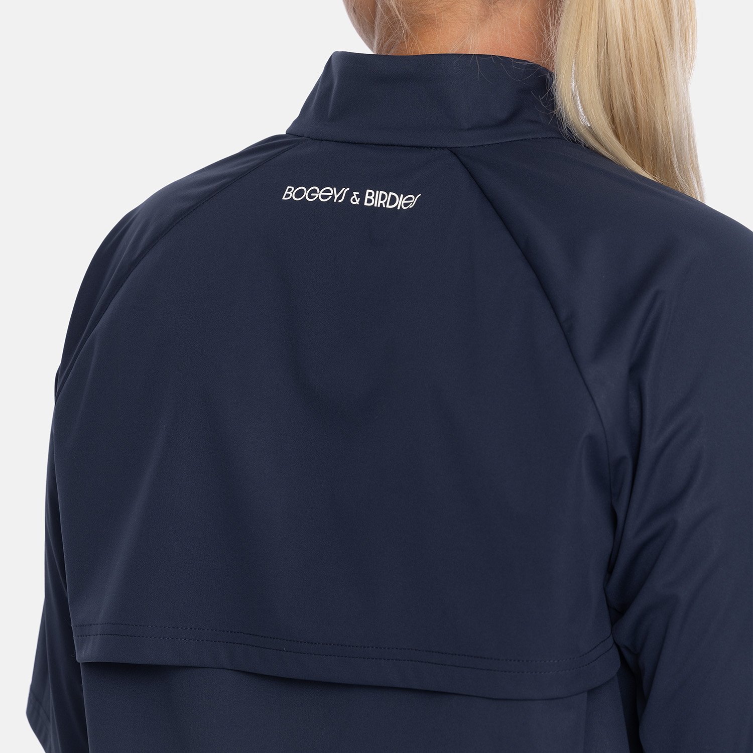 W Windbreaker SS 1/4 Zip Blau Bogeys & Birdies