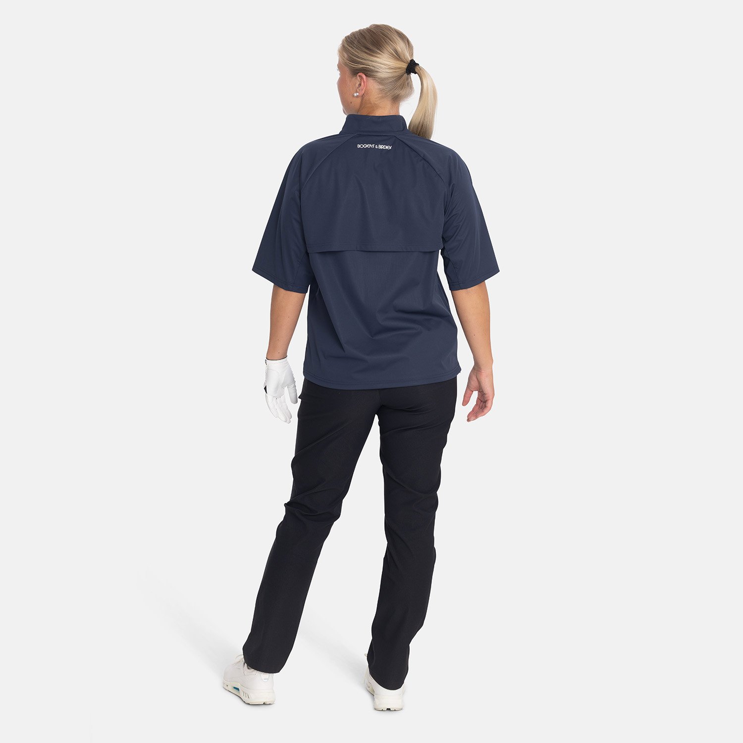 W Windbreaker SS 1/4 Zip Blau Bogeys & Birdies