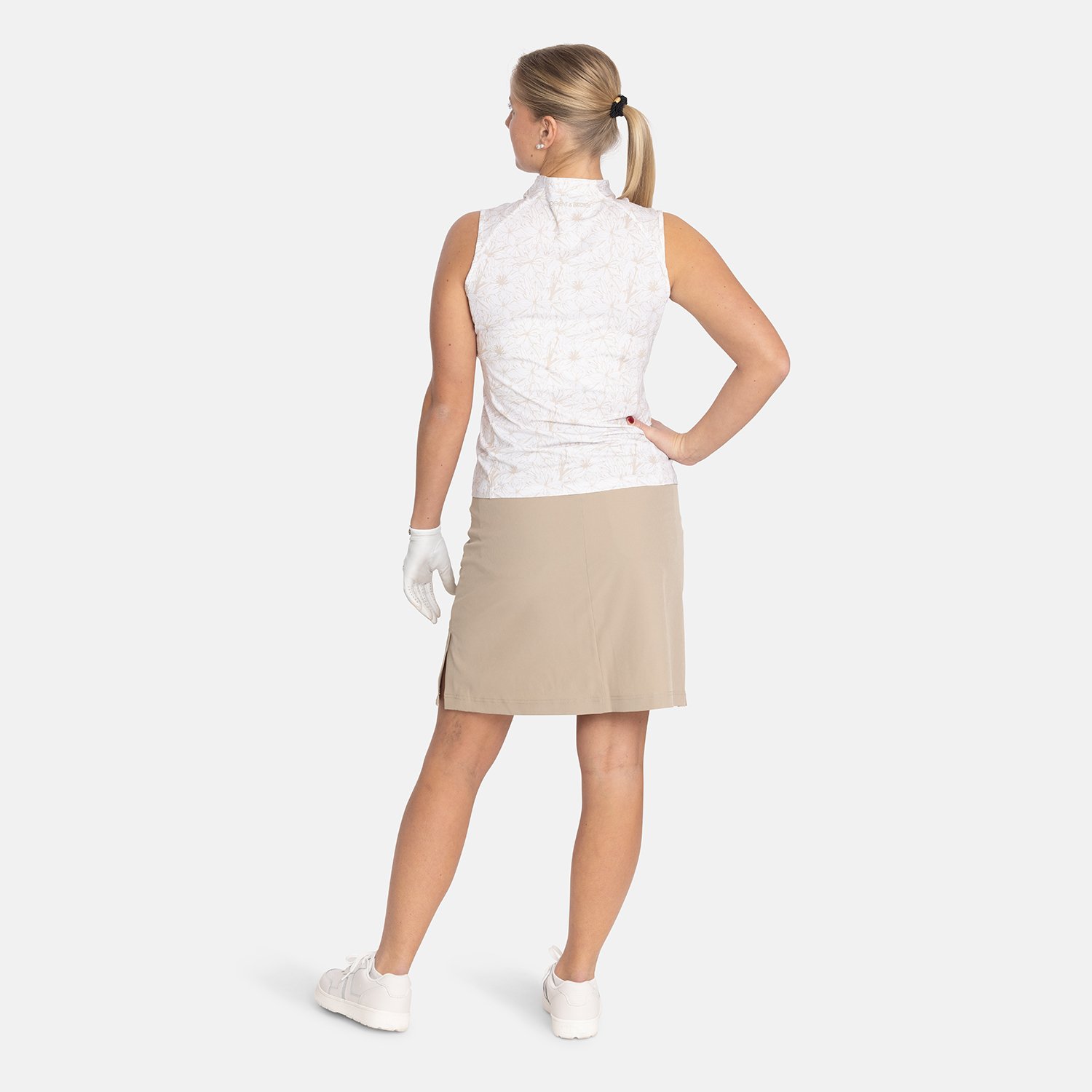 W Tech Blade SL V-Neck AOP Vit Bogeys & Birdies