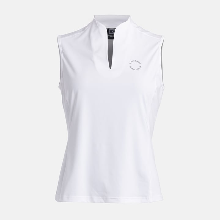 W Tech Blade SL V-Neck Vit Bogeys & Birdies