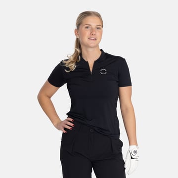 Tech Blade V-Neck Tee Musta Bogeys & Birdies