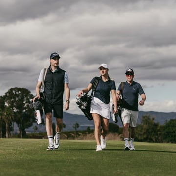 W Tech Button Pique AOP Bogeys & Birdies