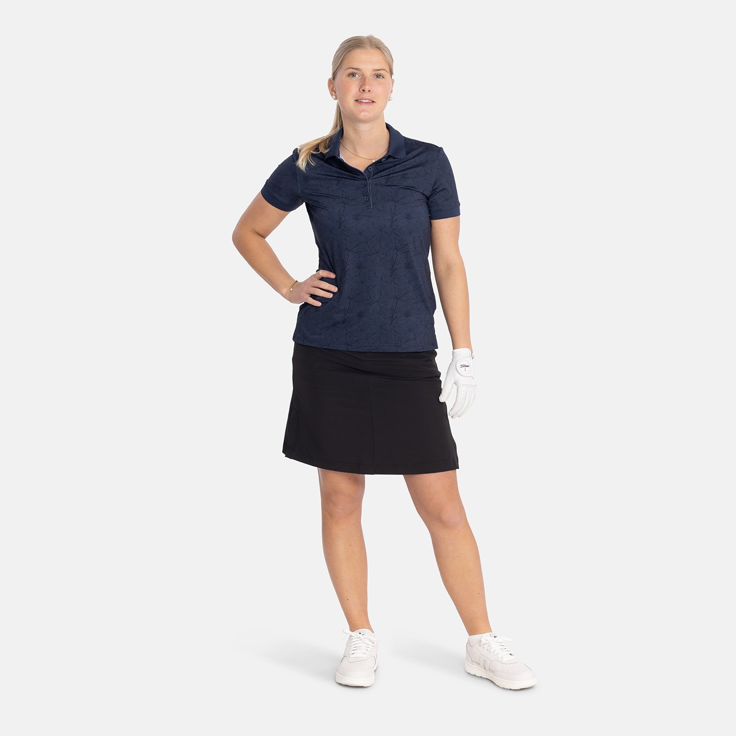 W Tech Button Pique AOP Bogeys & Birdies