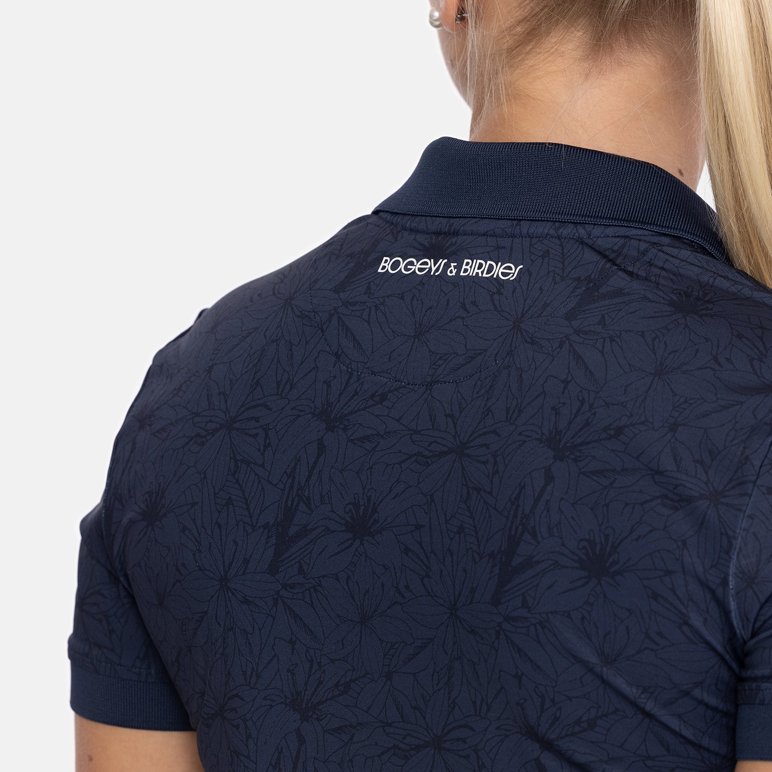 W Tech Button Pique AOP Bogeys & Birdies