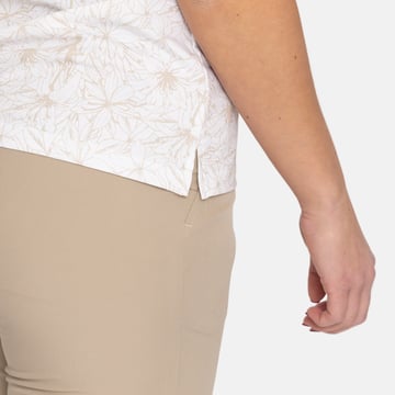 W Tech Button Pique AOP Hvit Bogeys & Birdies