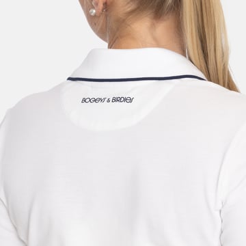 W Cotton Mix Open Collar Hvit Bogeys & Birdies