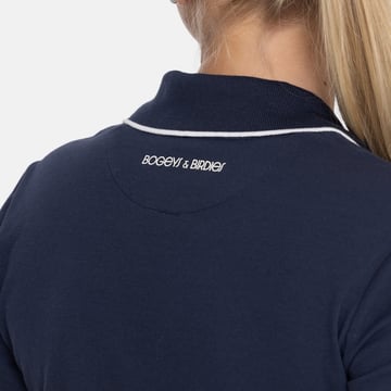 W Cotton Mix Open Collar Blå Bogeys & Birdies