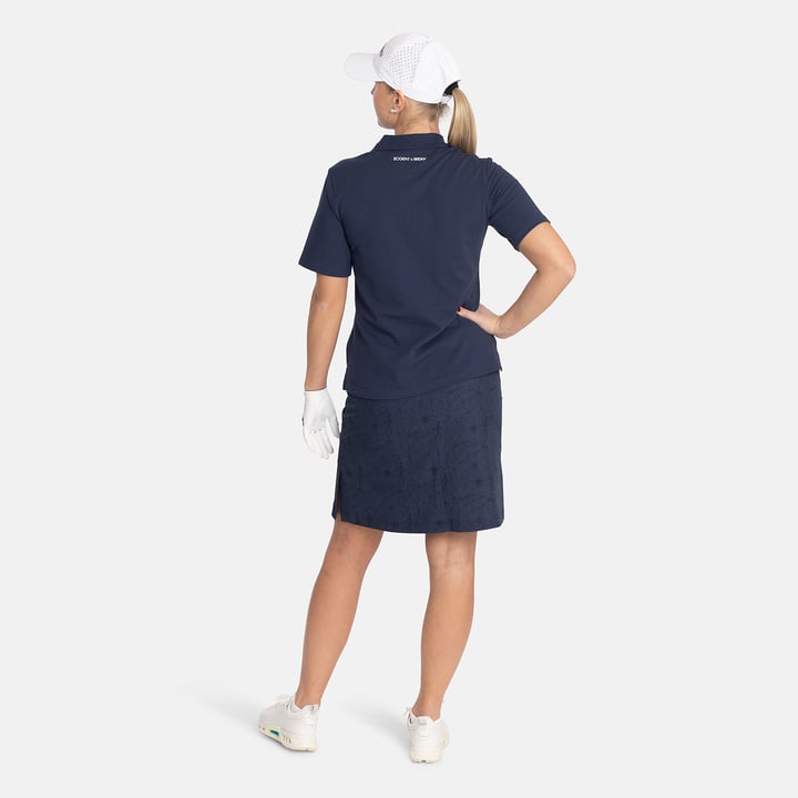 W Cotton Mix Classic Button Blå Bogeys & Birdies