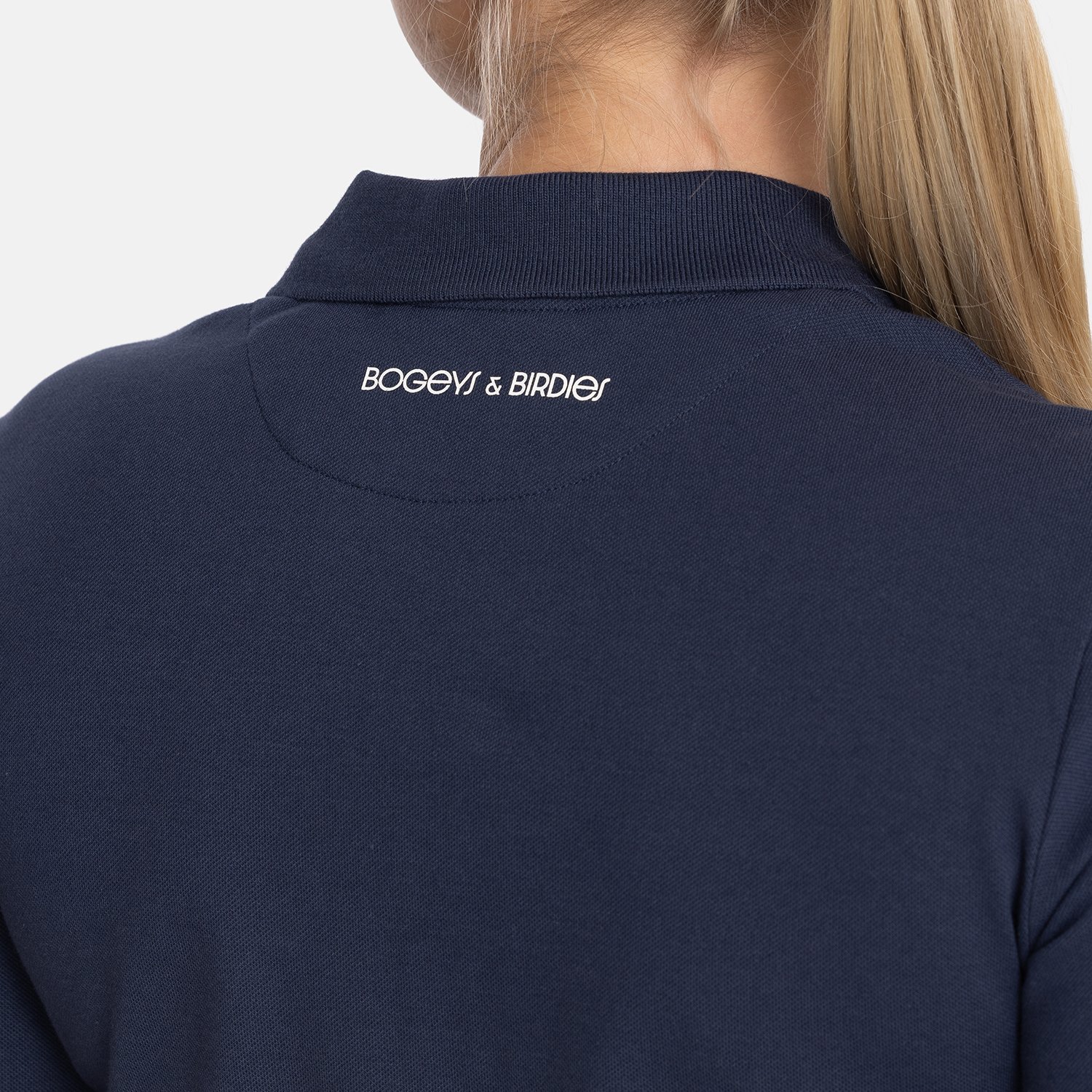 W Cotton Mix Classic Button Blå Bogeys & Birdies